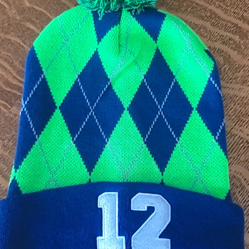 SEAHAWKS 12th Man Knit Stocking hat